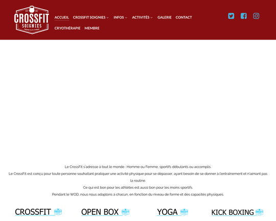 Crossfit Soignies Logo